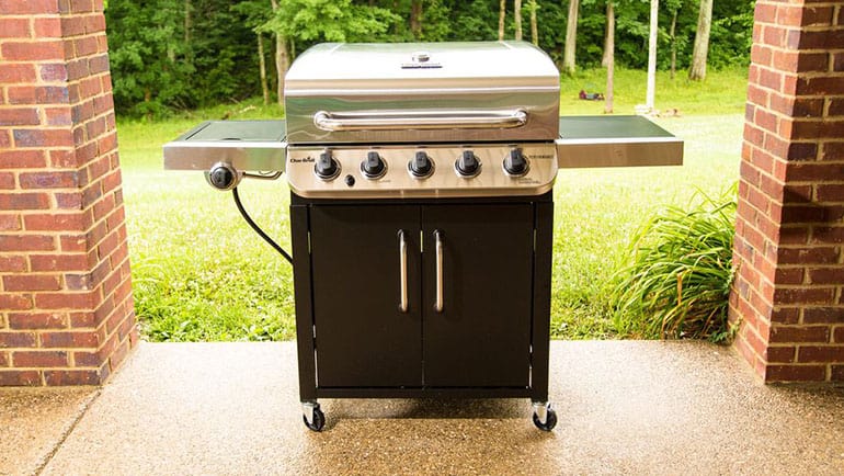 Char broil hotsell grill side burner