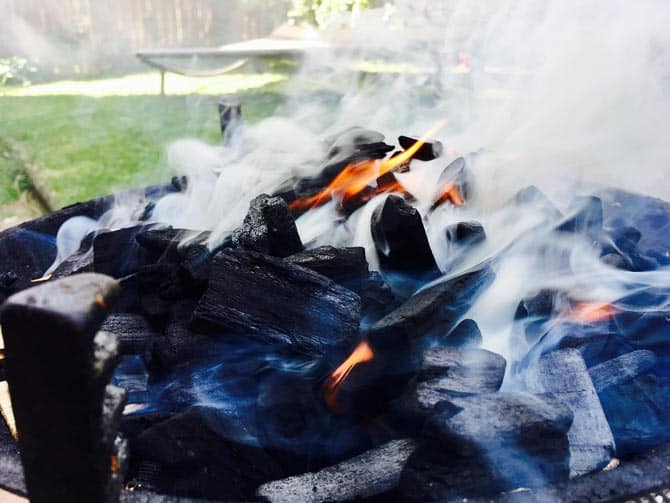 how to light a charcoal grill