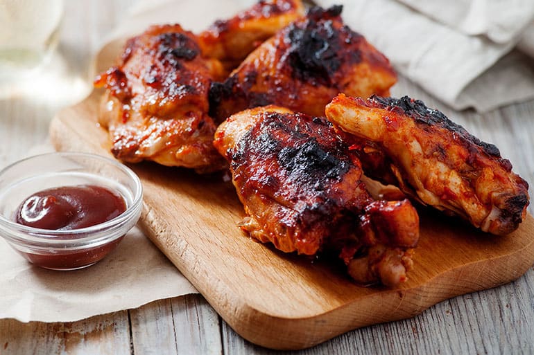 Kickin' Grilled Chicken Legs - Craving Tasty