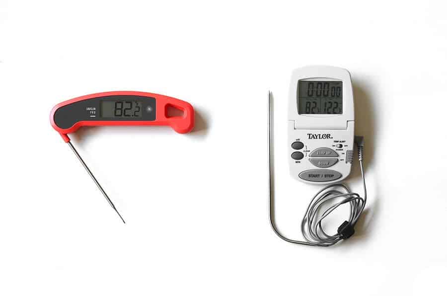 BBQube 5X Fast Response Food Temperature Probe, 6 length with inch  markings, point tip, for BBQube, iGrill Thermometers