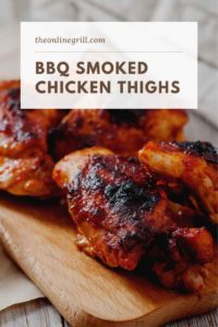 smoked chicken thighs recipe