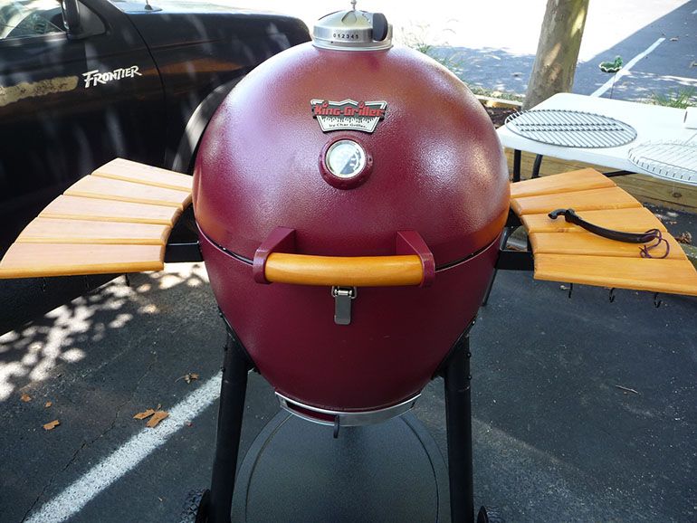 Big Red Kamado Smoker Grill