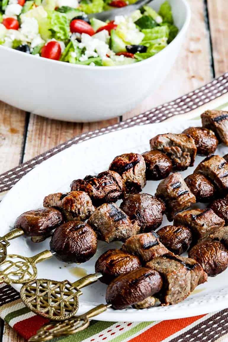 Steak & Mushroom Kebabs