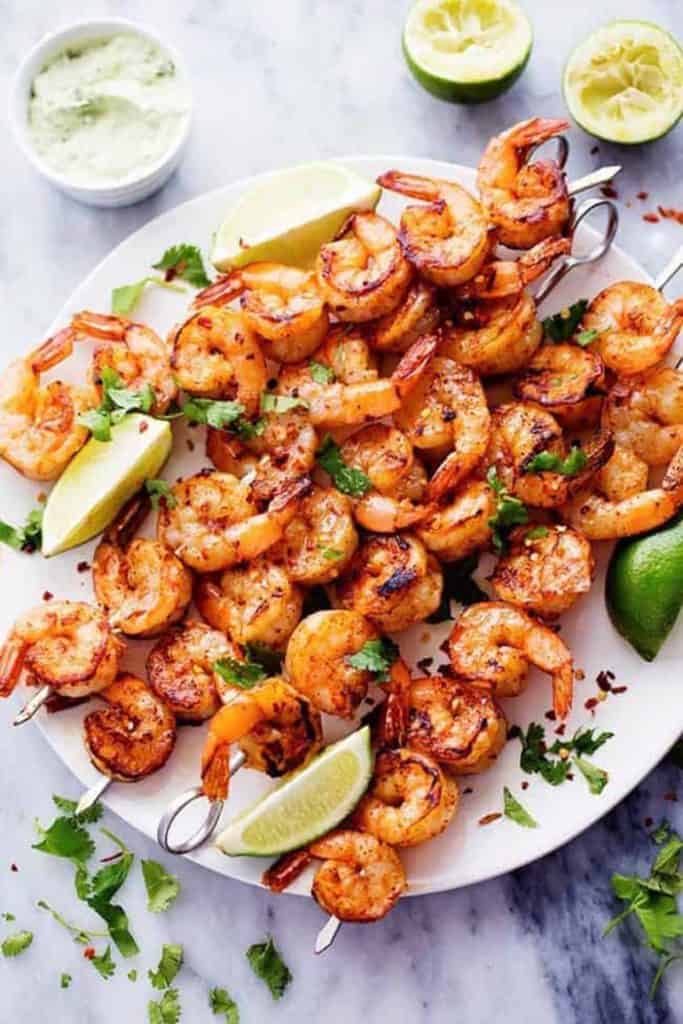 Grilled Spicy Lime Shrimp