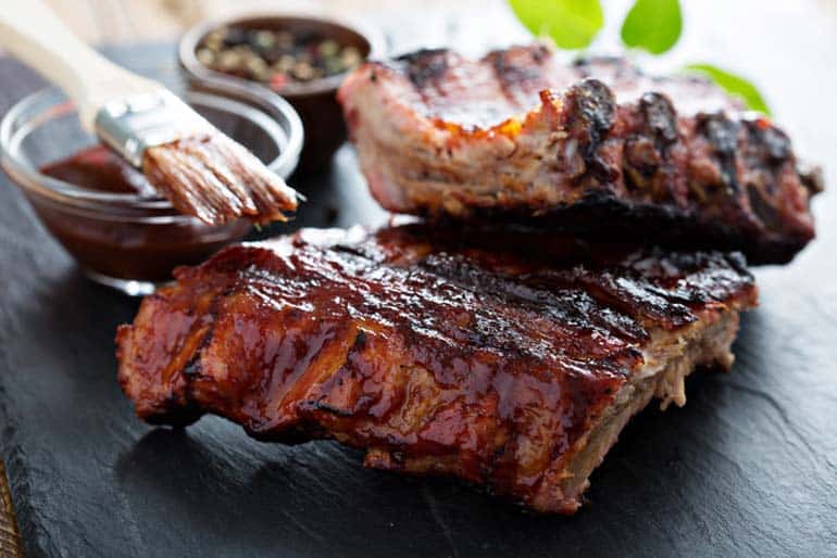 Costillas de cerdo al estilo de Texas