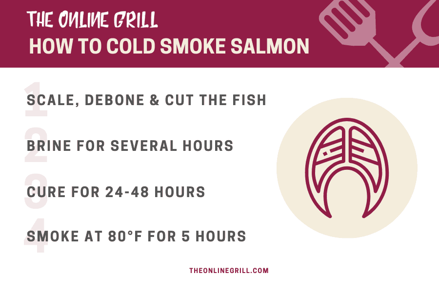 cold smoking salmon graphic the online grill
