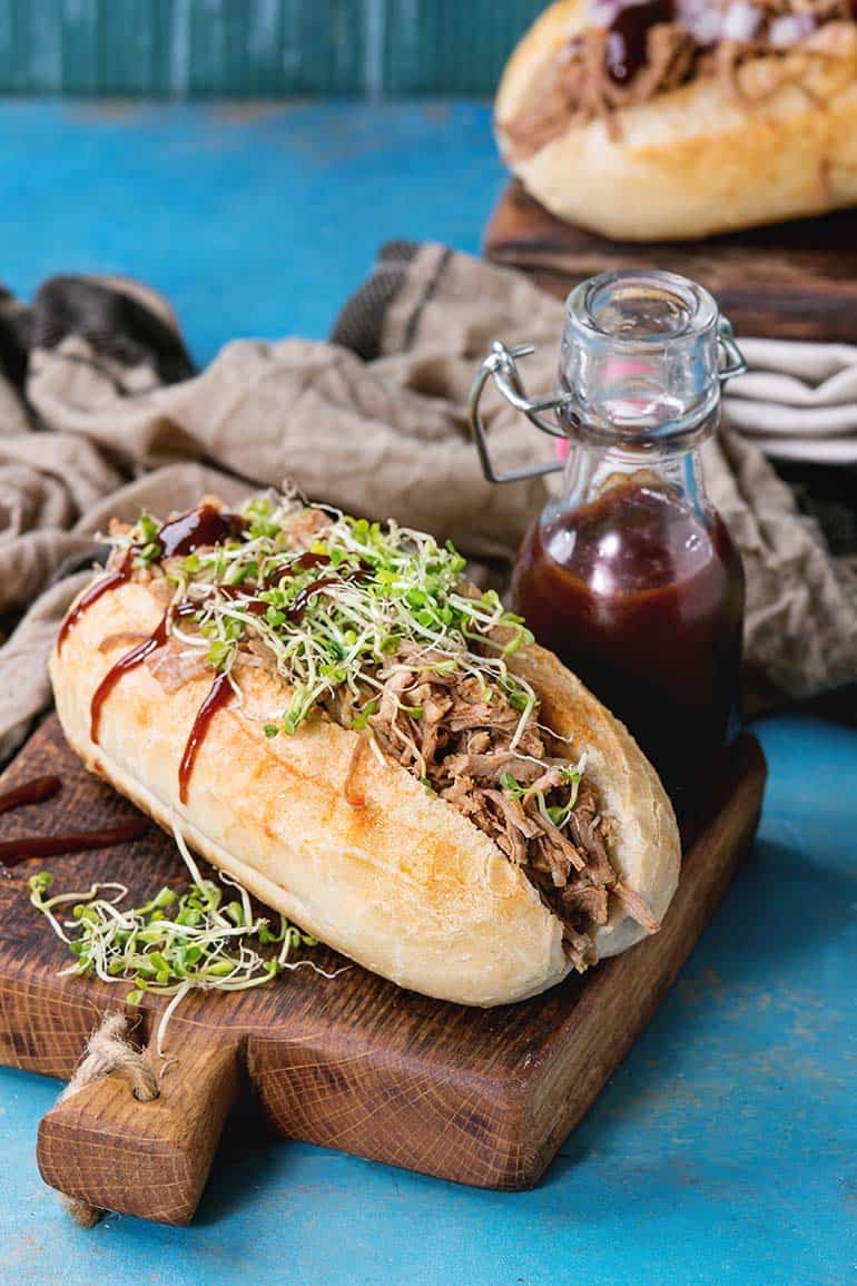 Pulled pork sandwiches