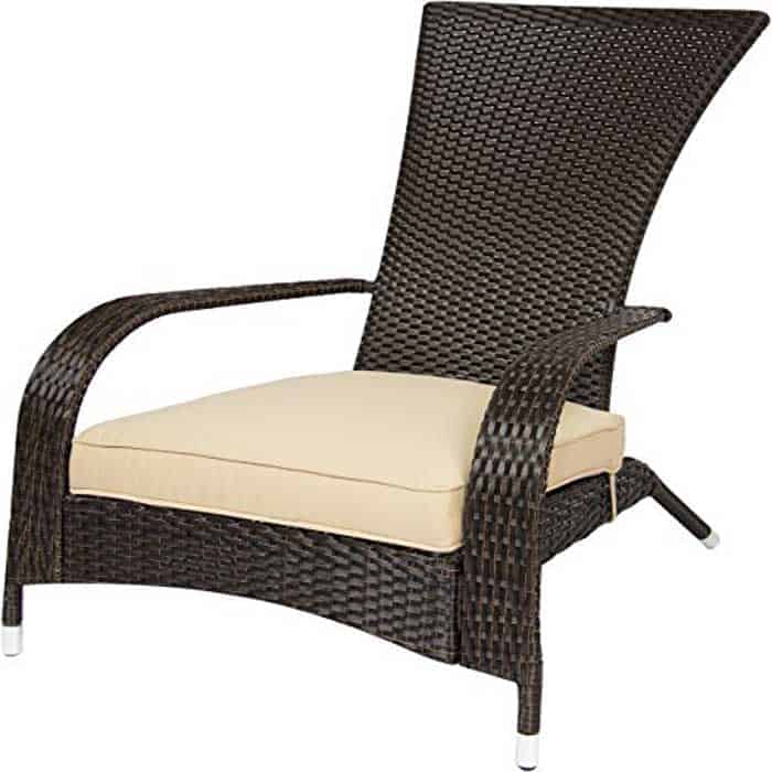 Best Choice Products Wicker Adirondack Chair