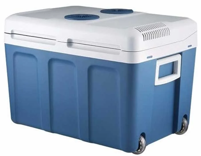 Electric cooler with dual AC