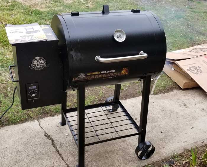 pit boss pellet grill searing