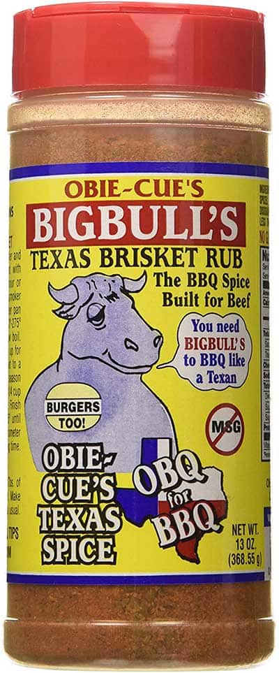 Obie-Cue's Big Bull's Texas Brisket Seasoning