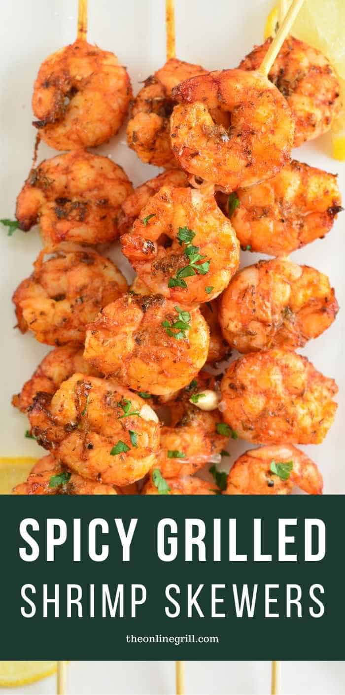 Spicy Grilled Shrimp Skewers - The Online Grill