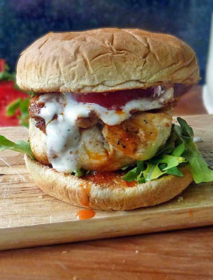 Grilled Buffalo Chicken Sandwiches