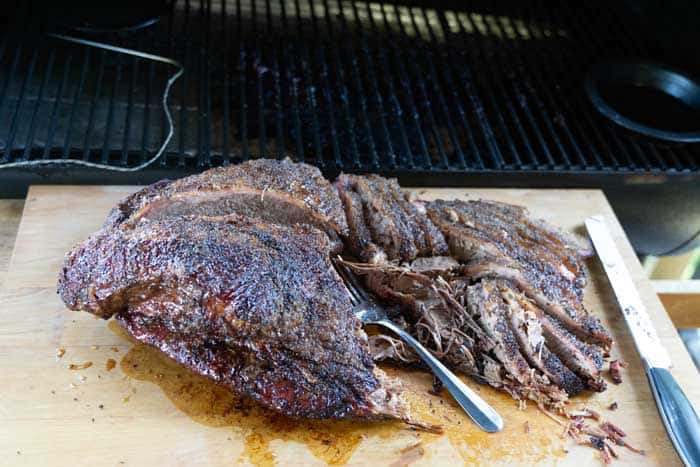 reheat brisket in smoker