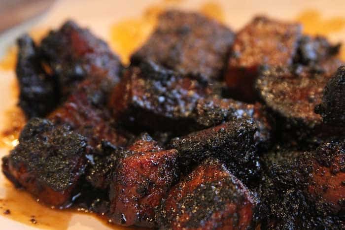 BBQ brisket burnt ends