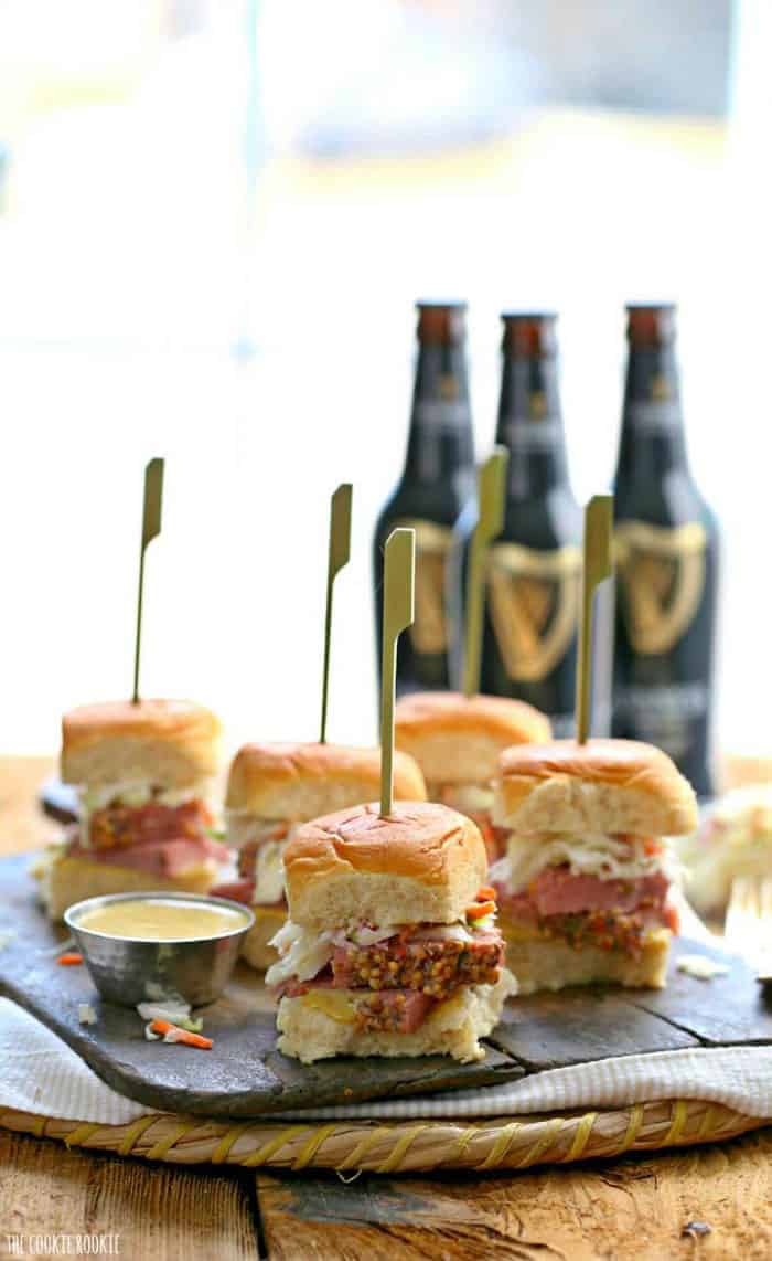 Corned Beef and Cabbage Sliders