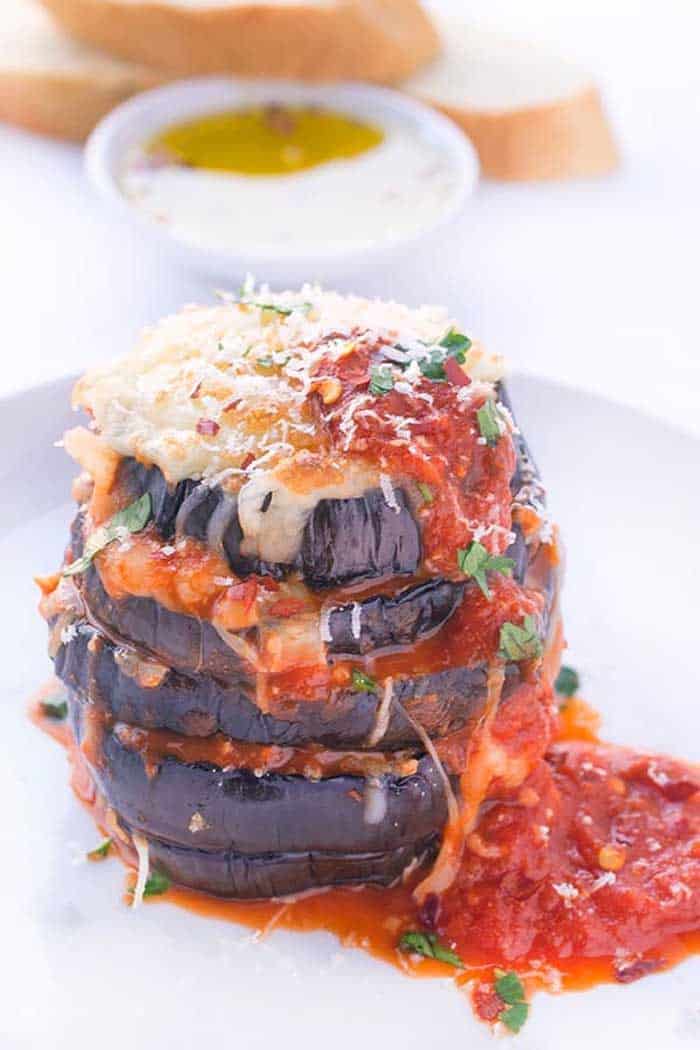 Grilled Eggplant Parmesan