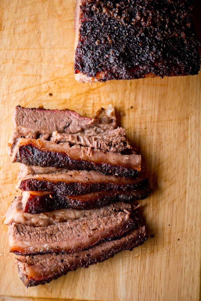 Beef Brisket barbecue Traditional Texas Smoke House