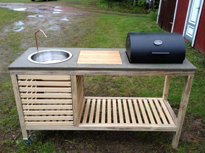 DIY Portable Outdoor Kitchen