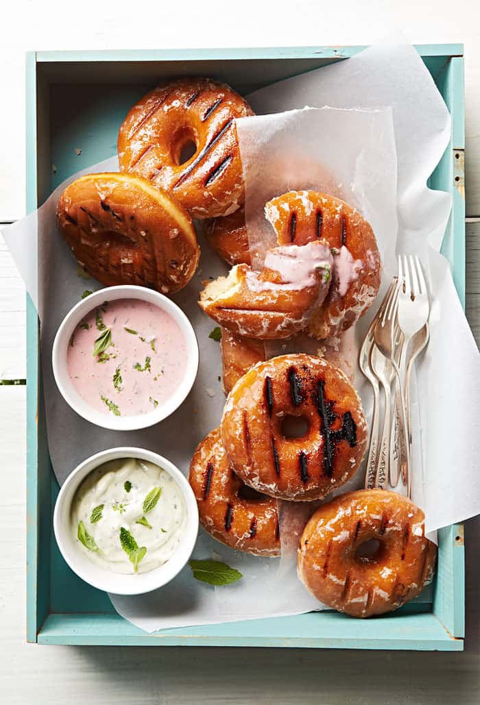 Grilled donuts