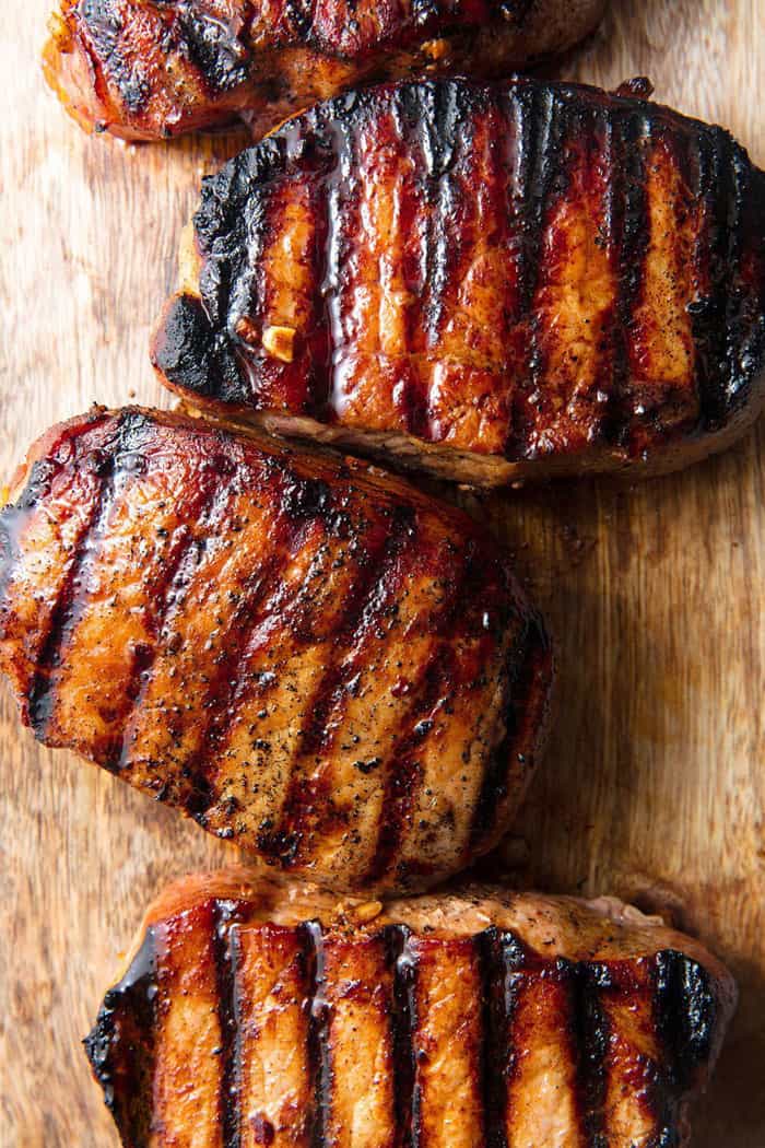 Honey Soy Grilled Pork Chops