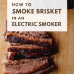 how to smoke brisket in an electric smoker