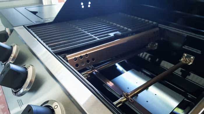 propaan grill kookhoek en infrarood branders