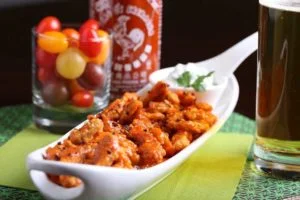 Sriracha-Habanero Vegan Buffalo Wings