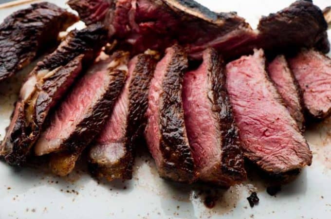 Grilled Elk Steak [Seared Steak & Garlic Marinade Recipe]