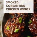 smoked korean chicken wings