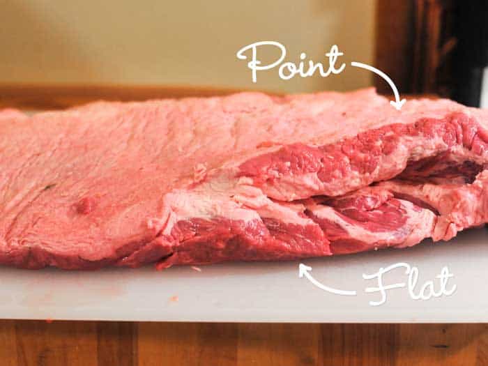 point and flat brisket diagram