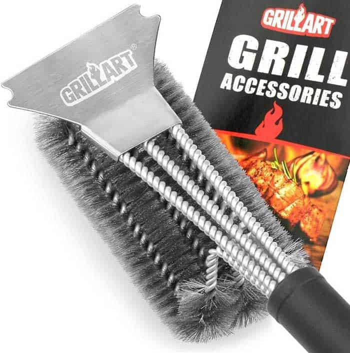 grill art brush and scraper