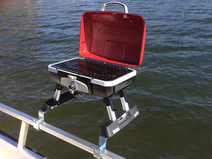 Marine propane outlet grill