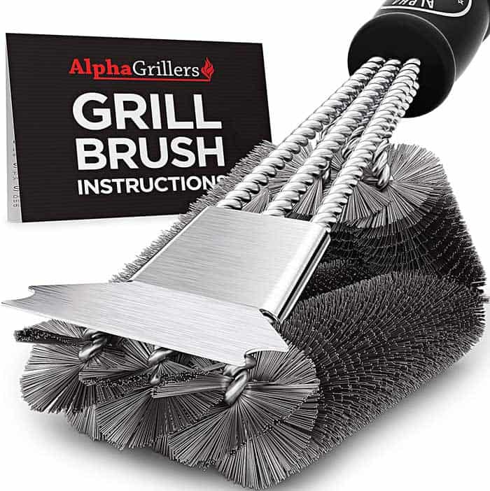 Alpha Grillers grill brush and scraper