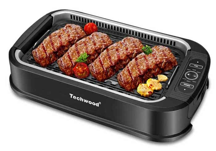 Techwood Smokeless Grill indoor Grill Power Electric Grill