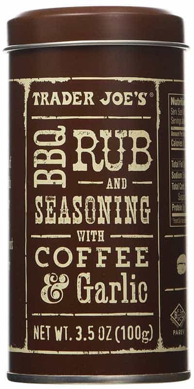 Trader Joe's BBQ Rub and Seasoning with Coffee & Garlic