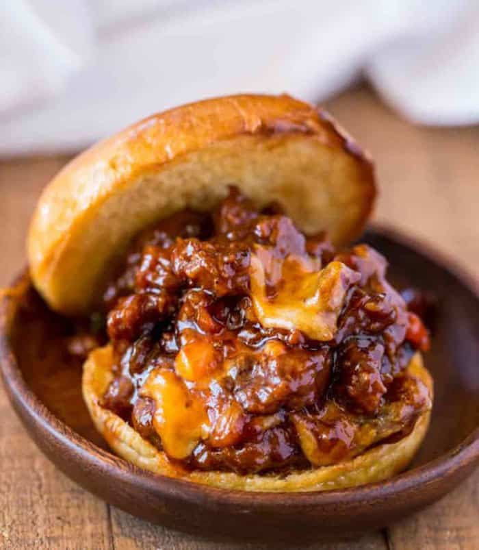 BBQ Sausage Sloppy Joes