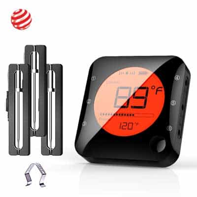 BFOUR Wireless Bluetooth Meat Thermometer for Grilling