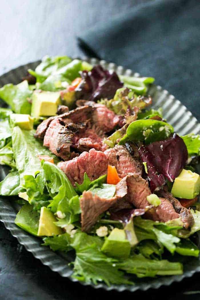 Easy Steak Salad with Lemon Vinaigrette