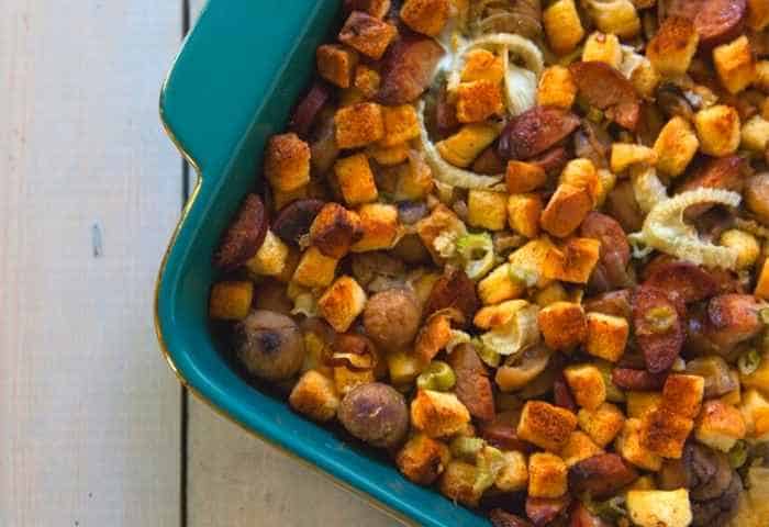 Fennel Sausage Chestnut Stuffing recipe