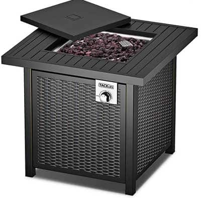 Propane Fire Pit Table TACKLIFE Outdoor Companion