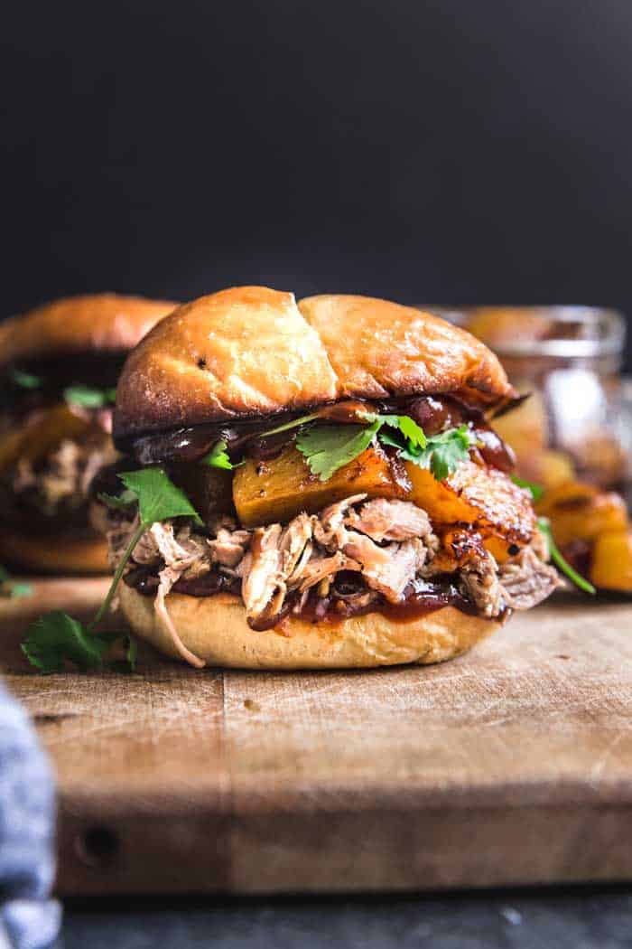 Pineapple Pulled Pork Sandwich