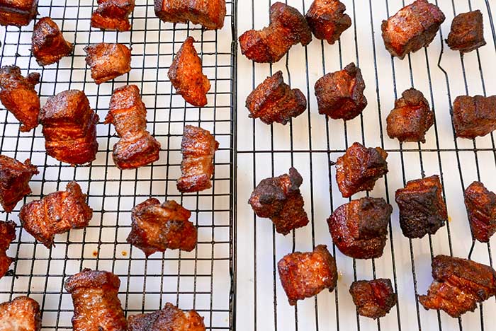 Smoked Pork Belly Burnt Ends