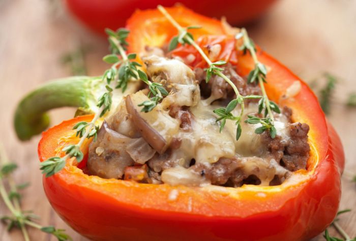 beef stuffed bell peppers