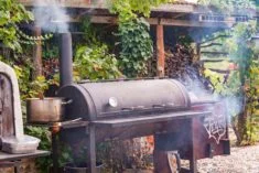 barbecue charcoal offset smoker