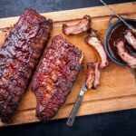 barbecue pork spare loin ribs st louis cut
