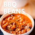 barbecue smoked baked beans pinterest