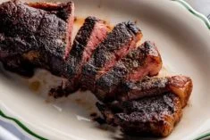 barbecue smoked beef skirt steak