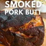 barbecue smoked pork boston butt