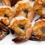 barbecue smoked seafood shrimp skewers